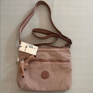 Kipling Women’s Bag Annabelle Crossbody Bag in Dusty Rose Pink New with Tags